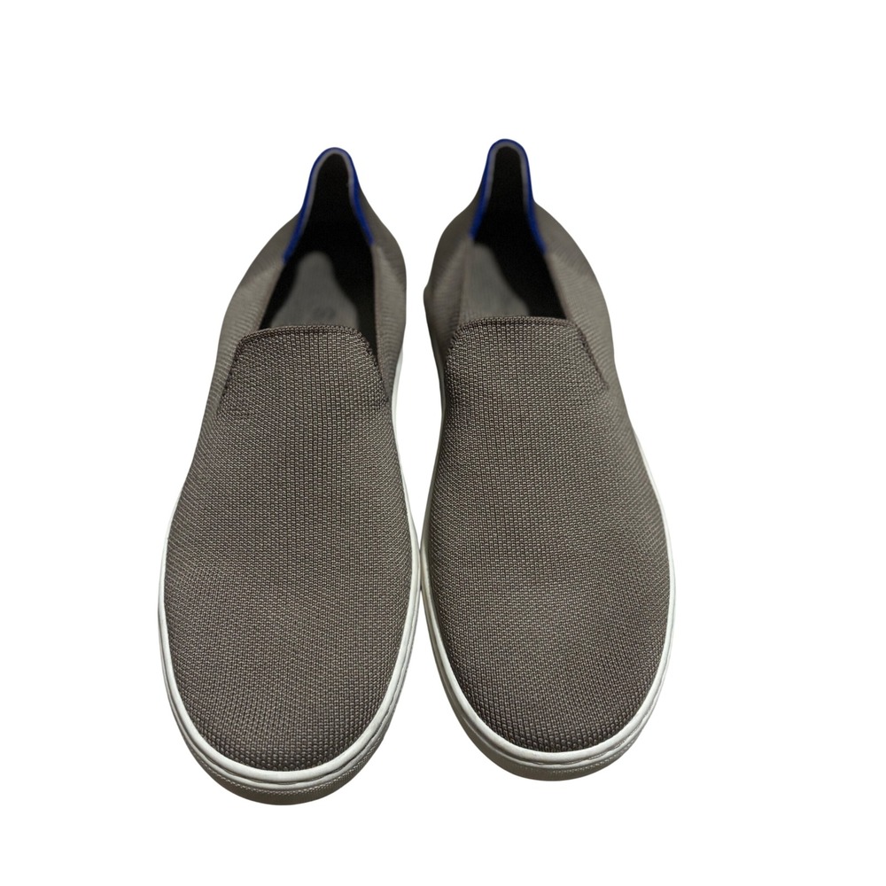 Rothys‎ The Sneaker Taupe Brown Knit Slip On Shoes Womens 8.5